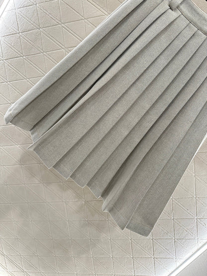 25fw Mid length skirt