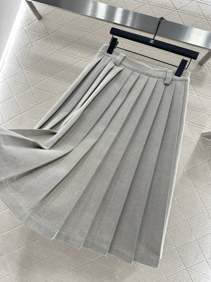 25fw Mid length skirt