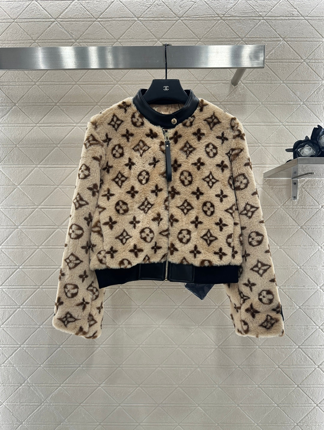 25fw Teddy lamb fur coat