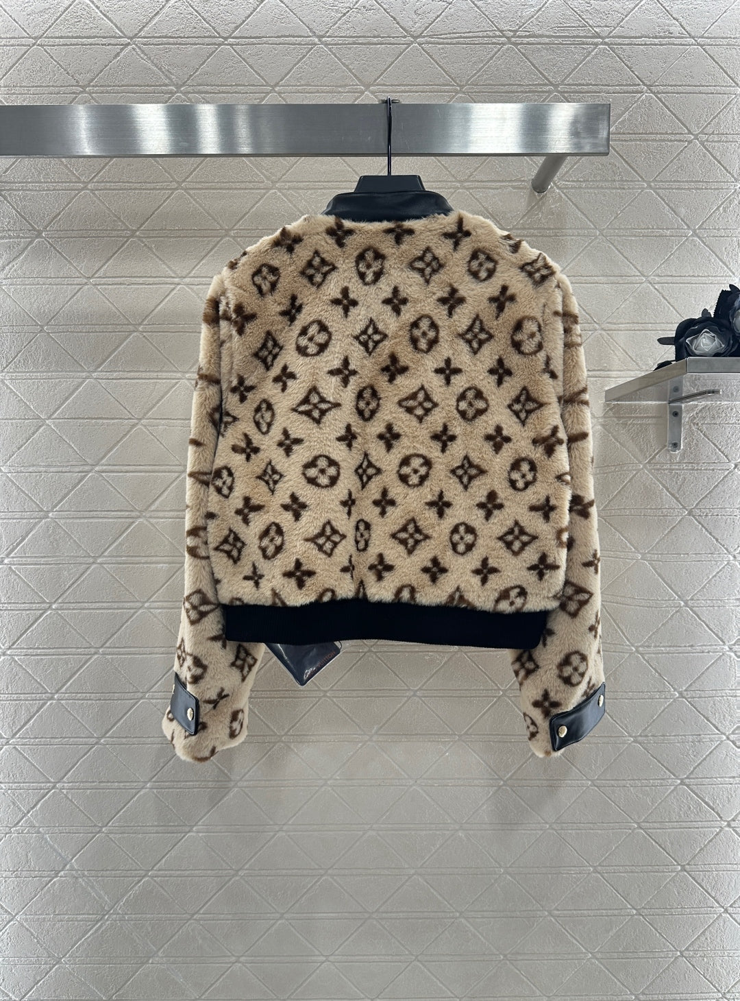 25fw Teddy lamb fur coat