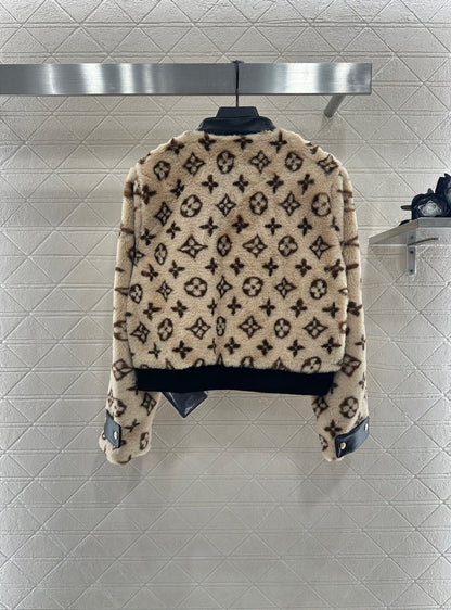 25fw Teddy lamb fur coat