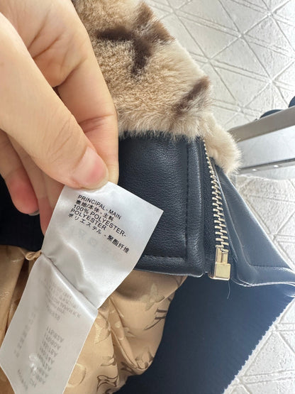 25fw Teddy lamb fur coat