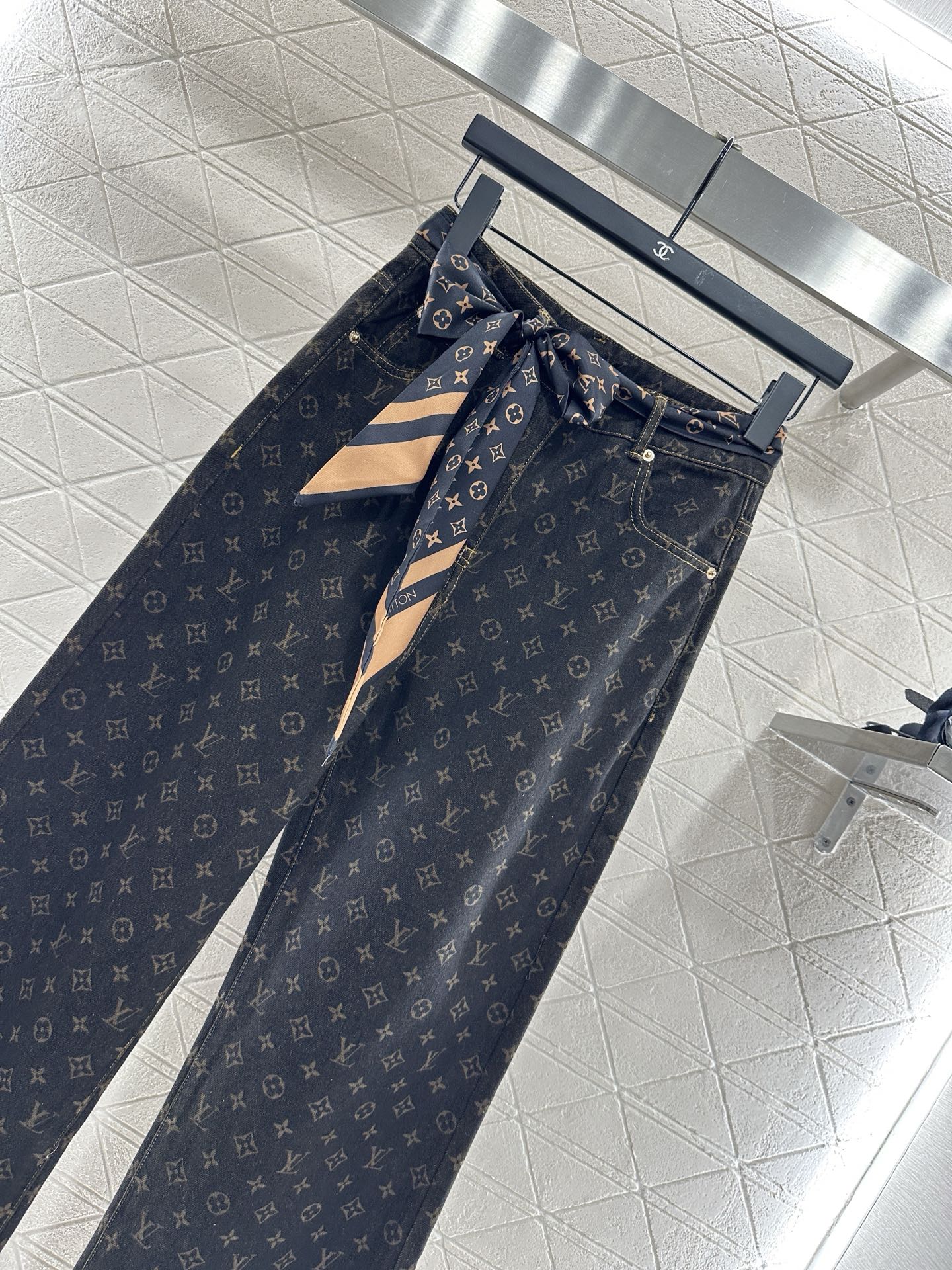 25fw Jacquard denim jacket