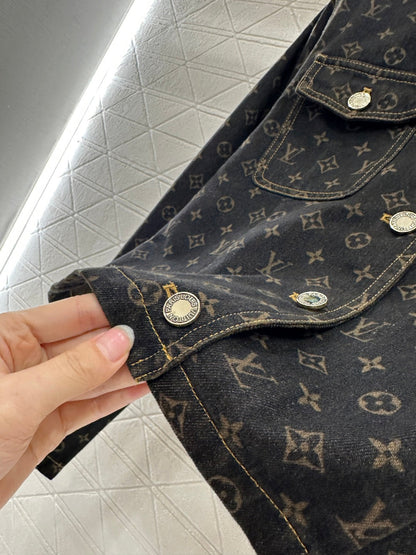 25fw Jacquard denim jacket