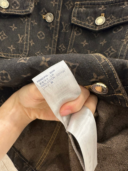 25fw Jacquard denim jacket