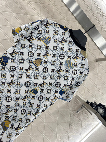 25fw Luggage printed chain T-shirt