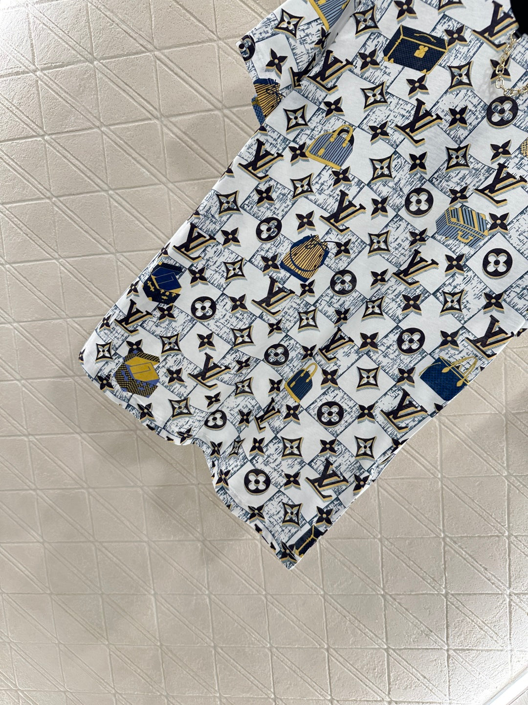 25fw Luggage printed chain T-shirt