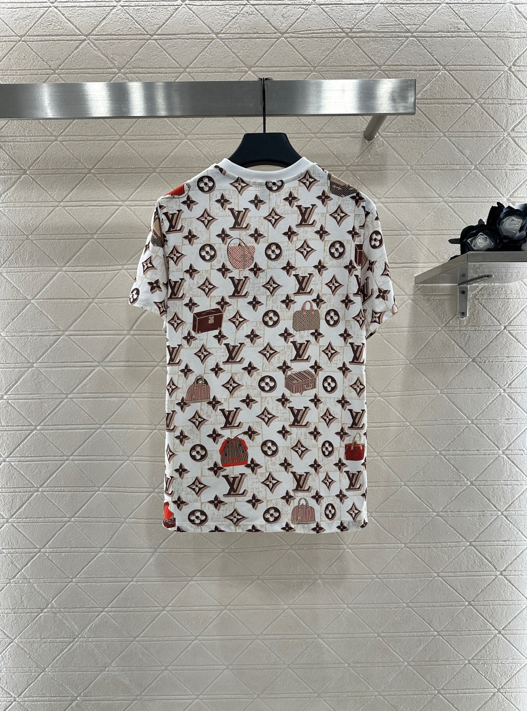 25fw Luggage printed chain T-shirt