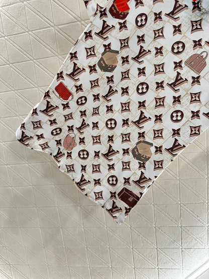 25fw Luggage printed chain T-shirt