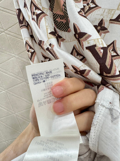 25fw Luggage printed chain T-shirt