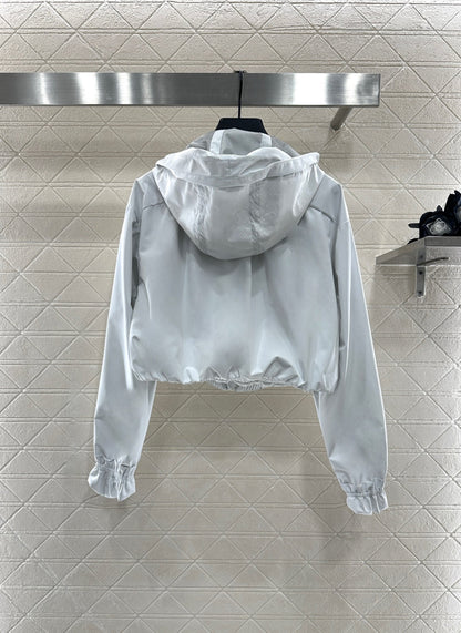 25fw Hooded Jacquard Charge Jacket