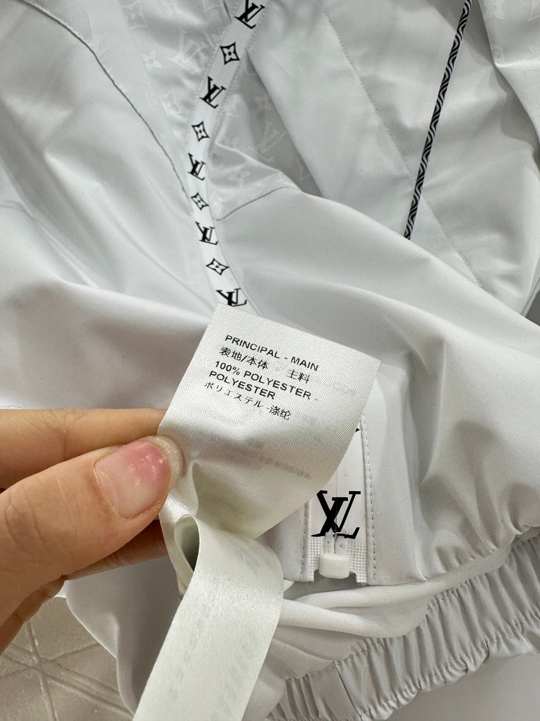 25fw Hooded Jacquard Charge Jacket