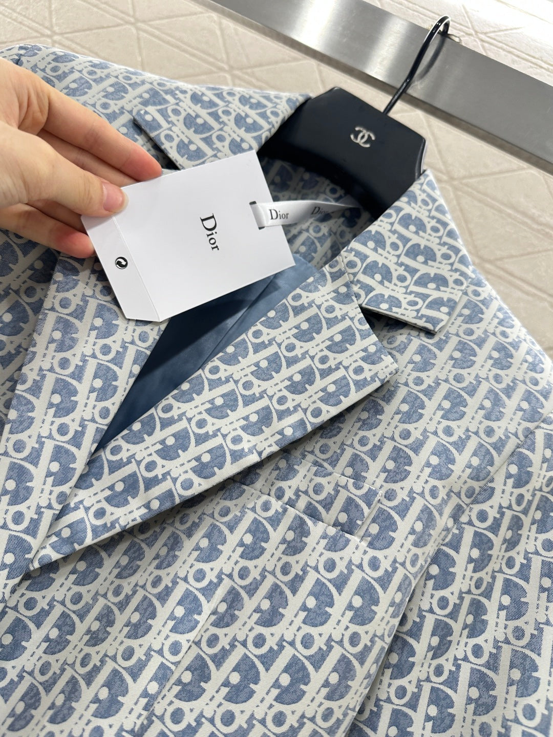 25fw Jacquard collar suit jacket