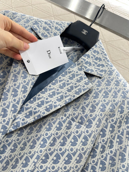 25fw Jacquard collar suit jacket