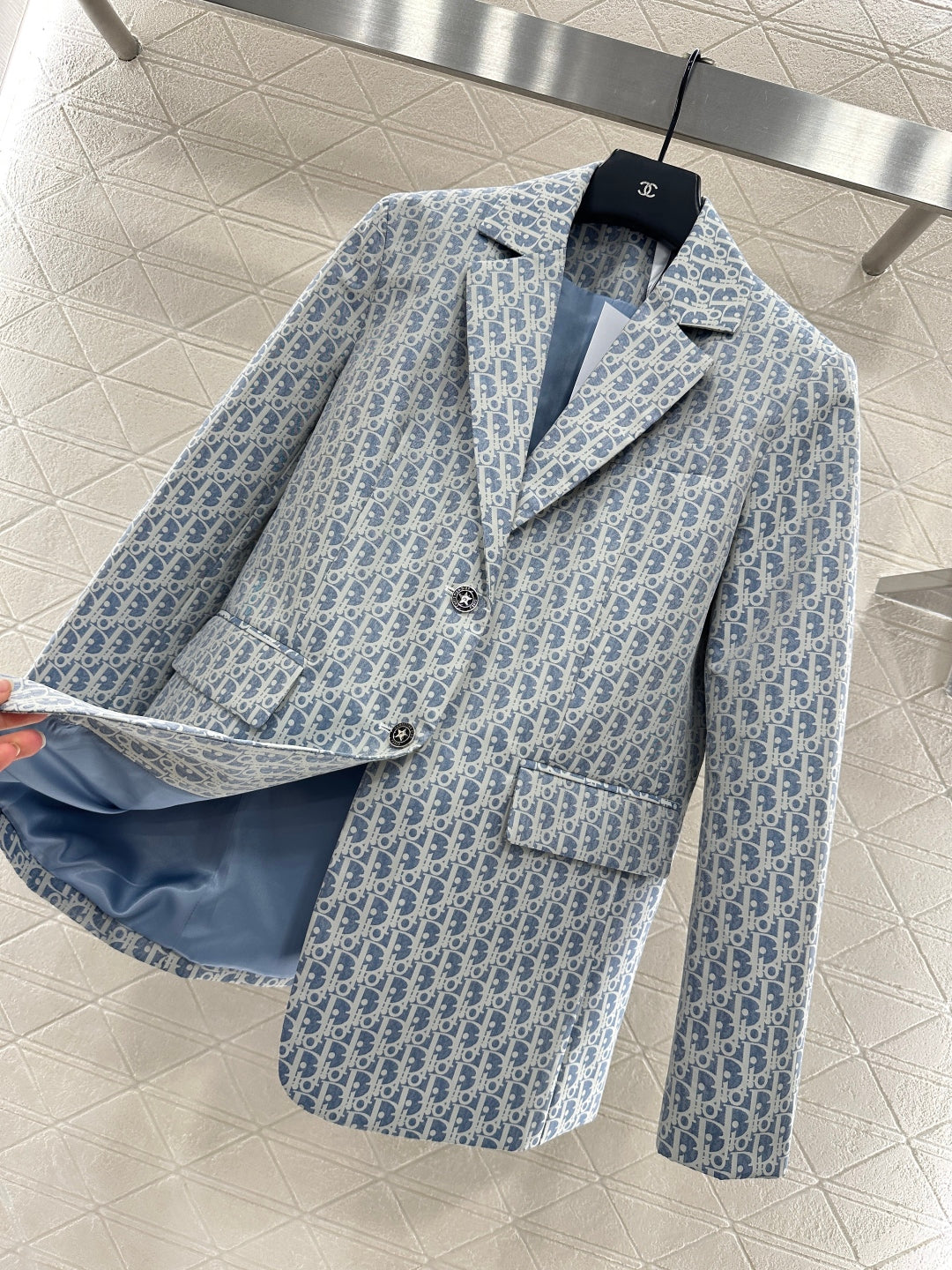 25fw Jacquard collar suit jacket