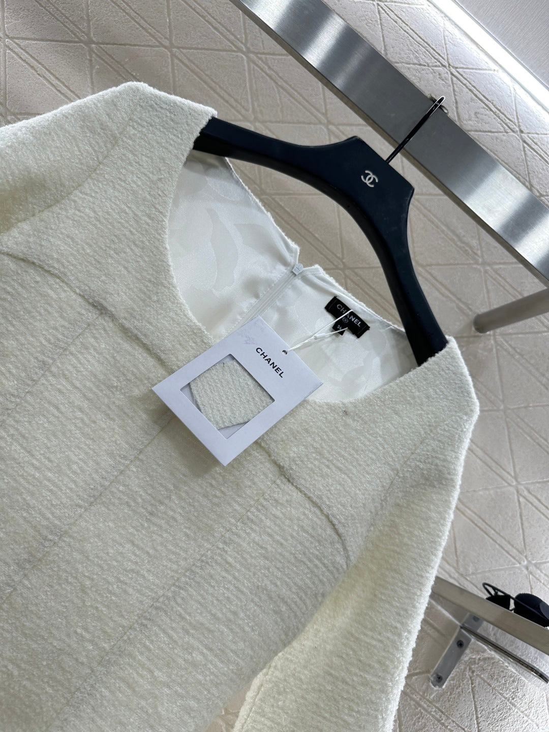 25fw Mid sleeve round neck dress