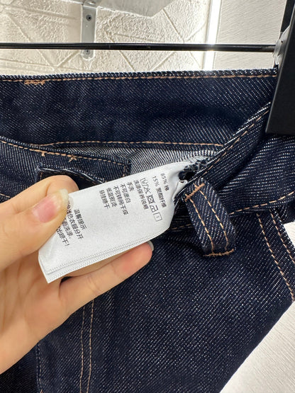 25fw Cherry print denim pants