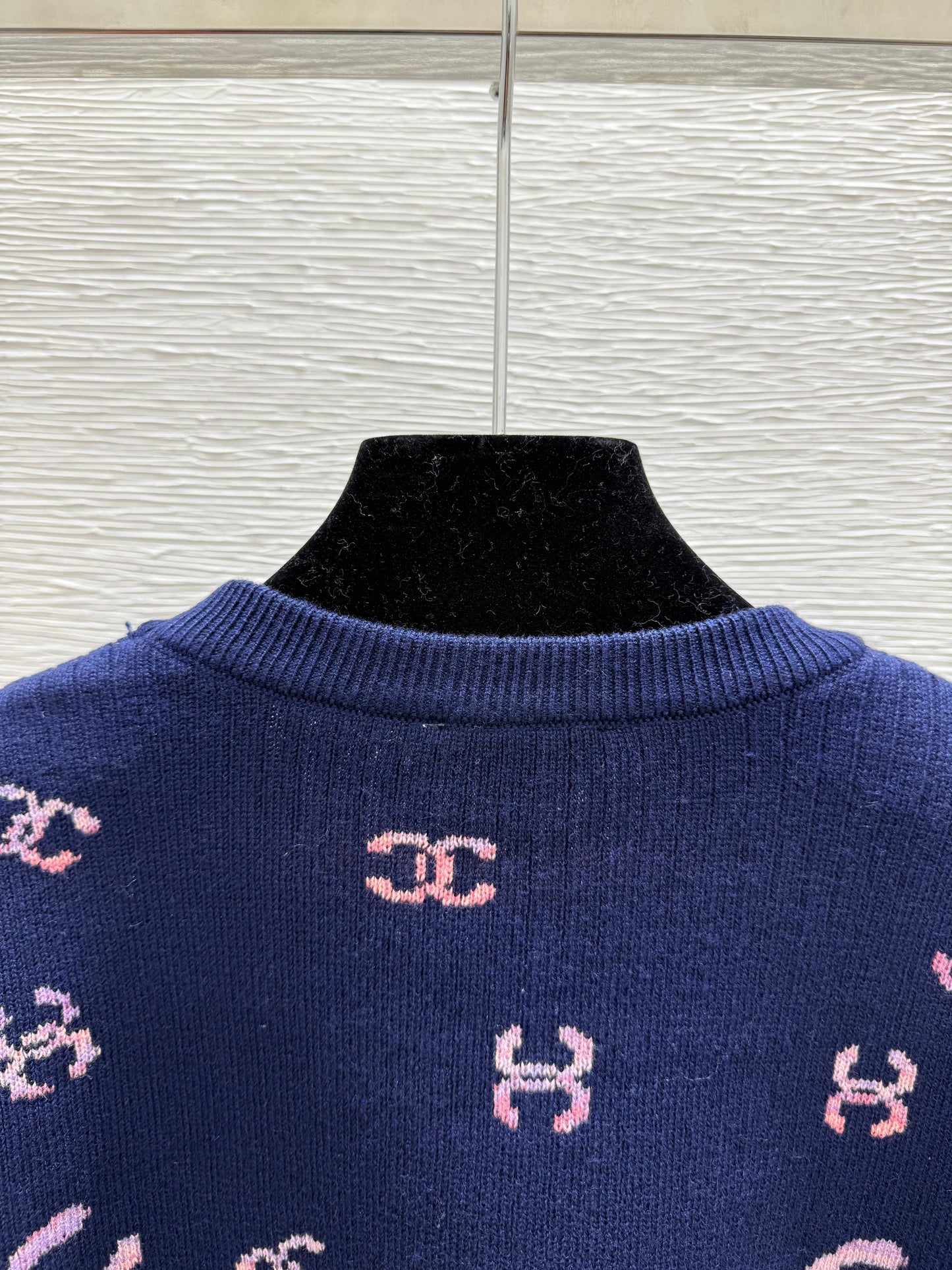 25fw Jacquard Knitted Long Sleeve