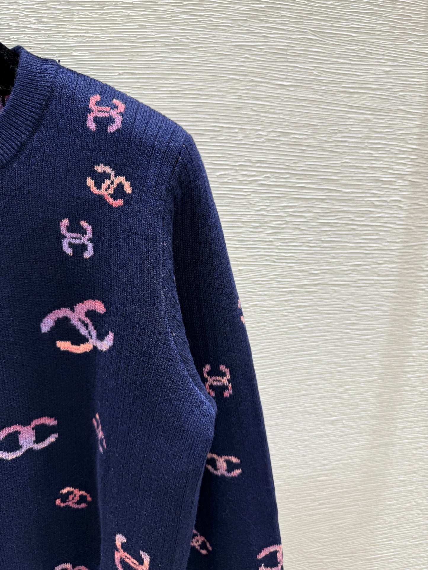 25fw Jacquard Knitted Long Sleeve