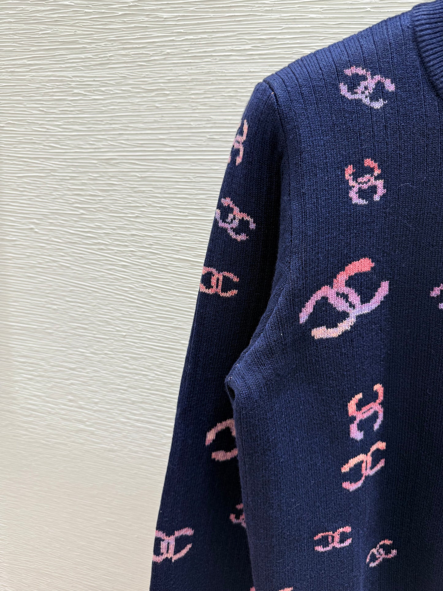 25fw Jacquard Knitted Long Sleeve