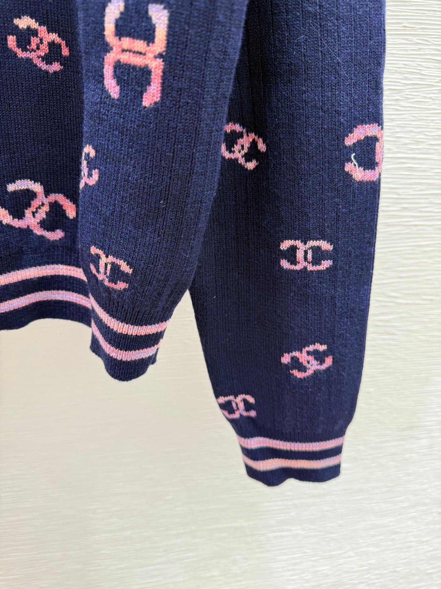 25fw Jacquard Knitted Long Sleeve