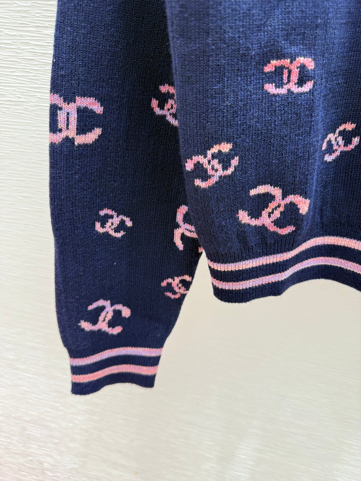 25fw Jacquard Knitted Long Sleeve