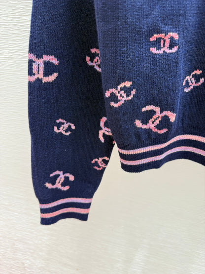 25fw Jacquard Knitted Long Sleeve