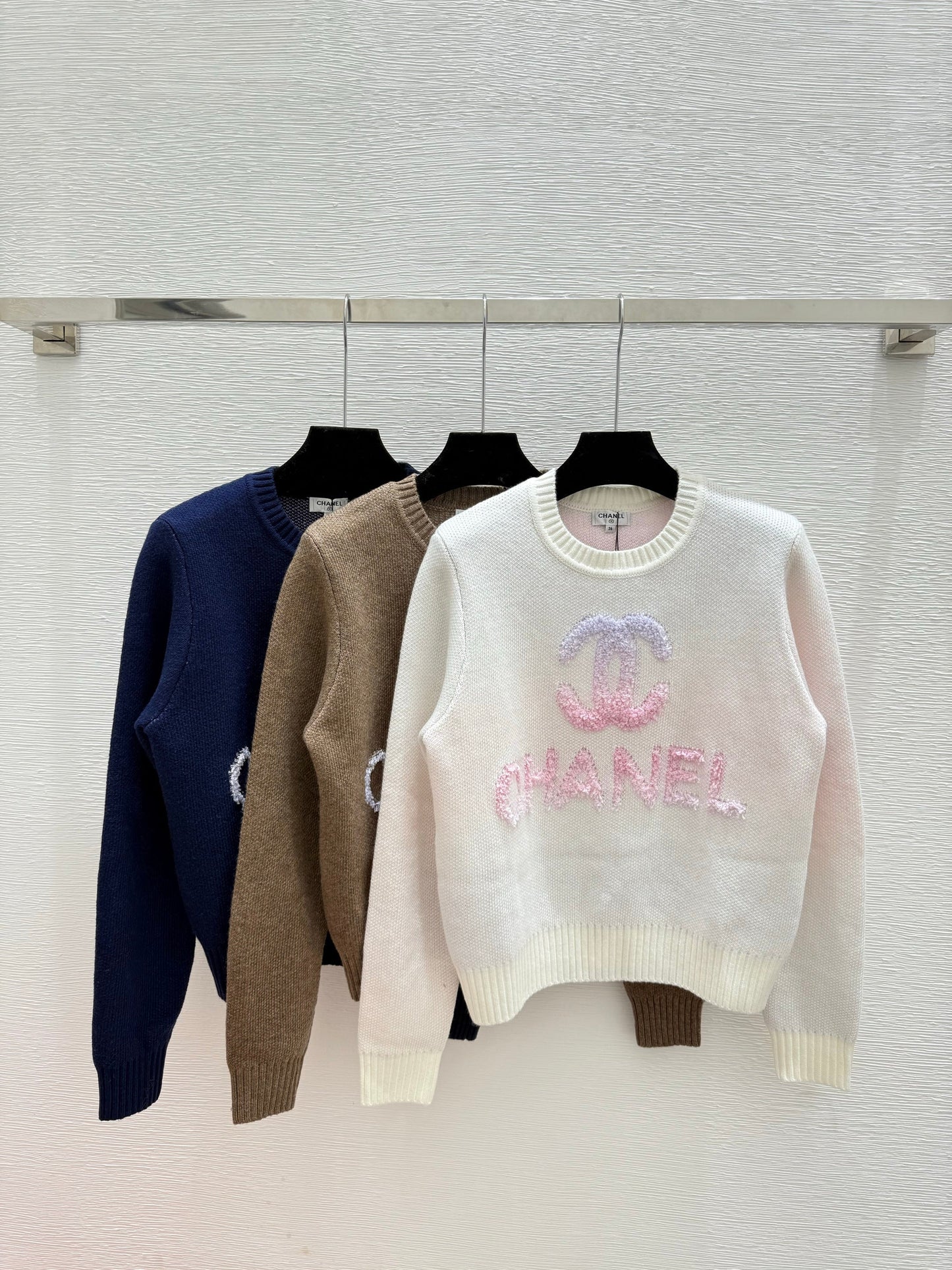 25fw Letter jacquard sweater