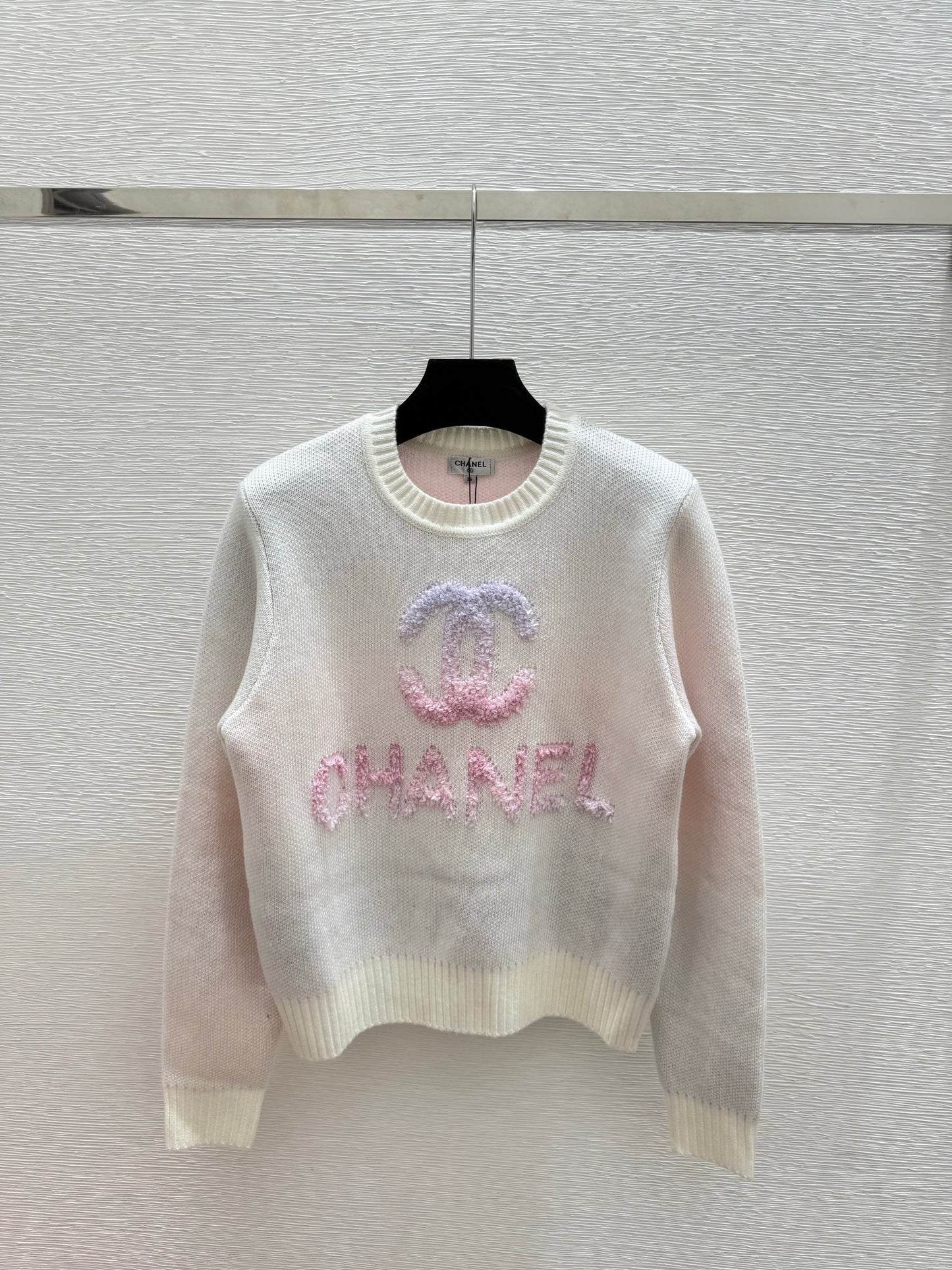 25fw Letter jacquard sweater