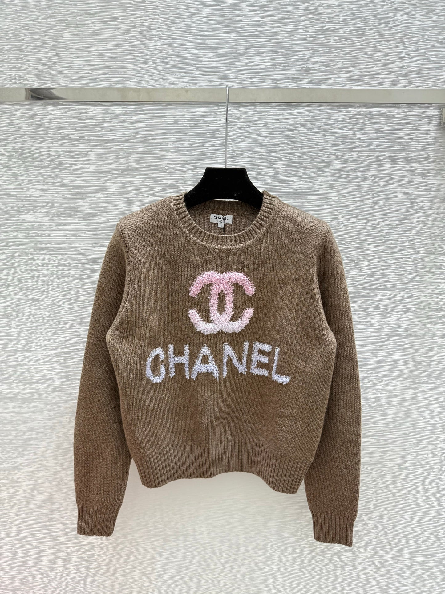 25fw Letter jacquard sweater