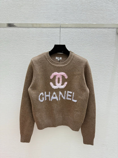 25fw Letter jacquard sweater