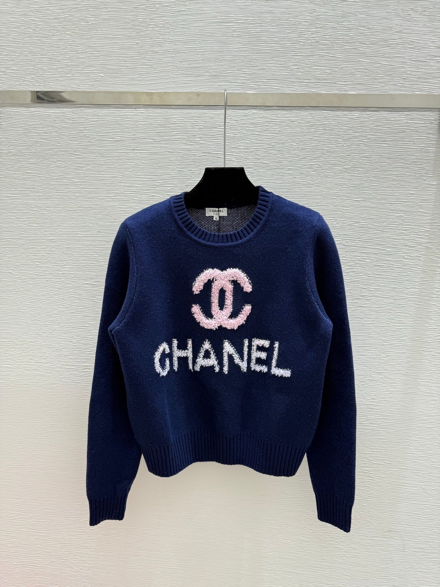 25fw Letter jacquard sweater