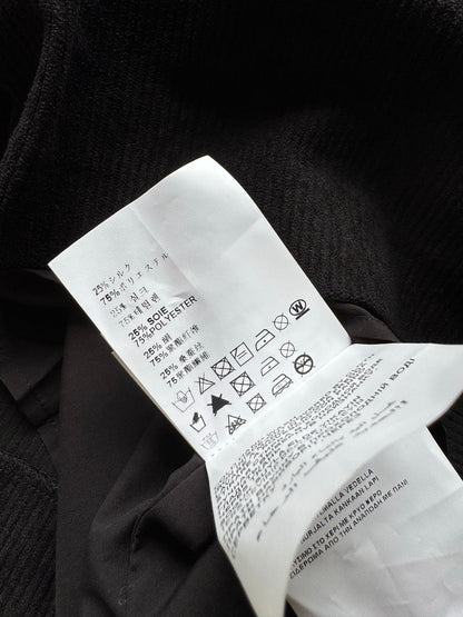 25fw Waist cinched shoulder button slim fit dress