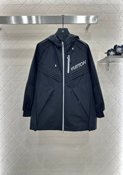 25fw Hooded silhouette assault jacket