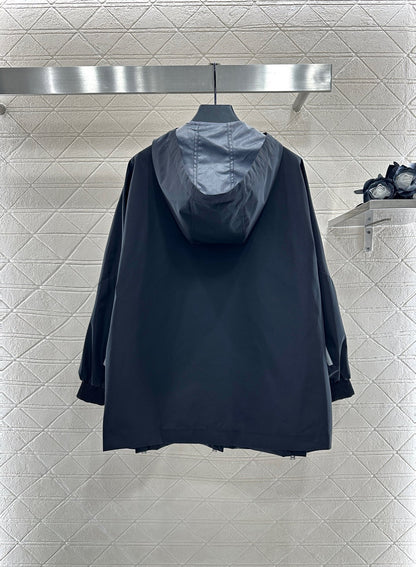 25fw Hooded silhouette assault jacket