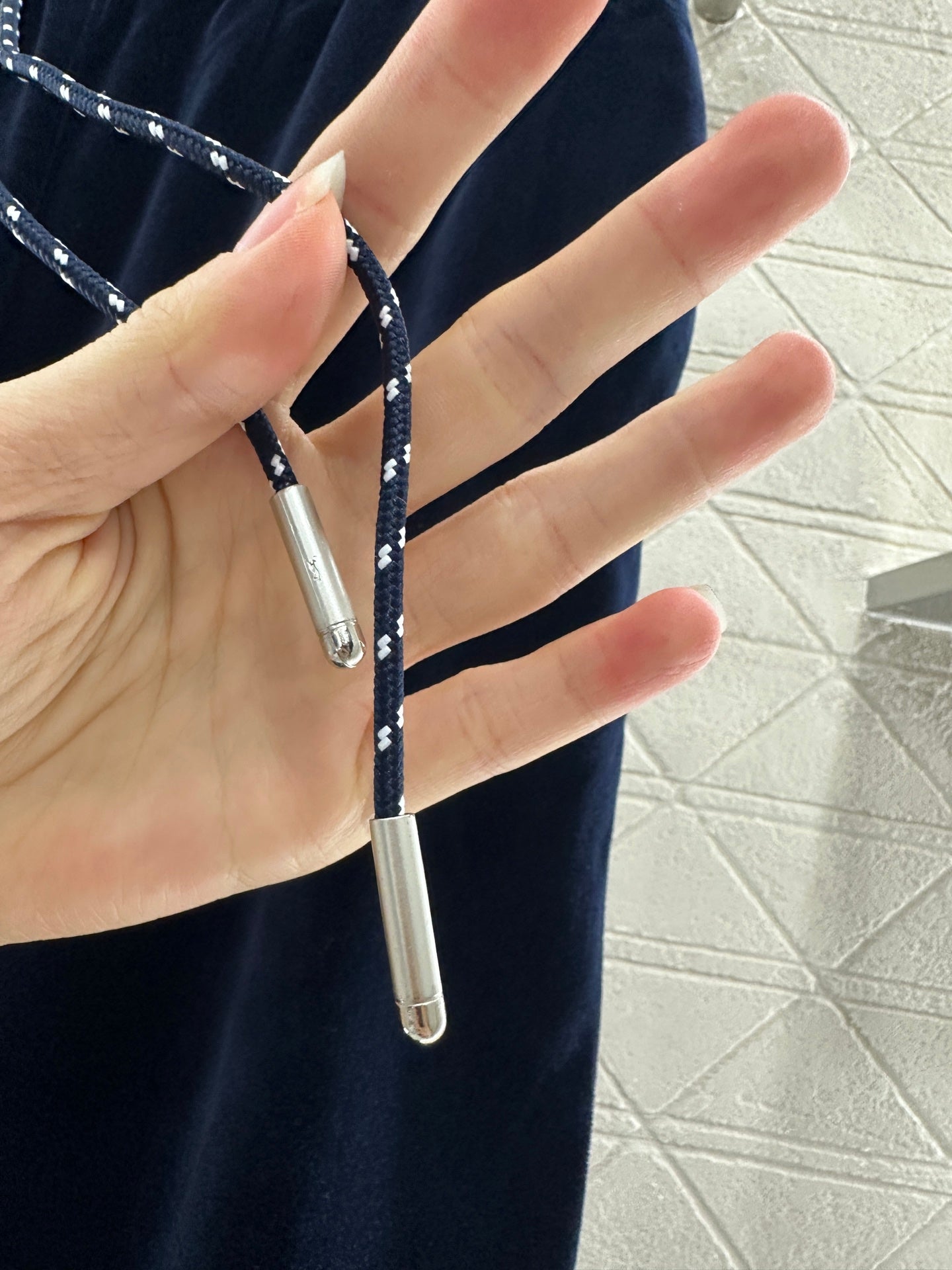 25fw Twisted flower drawstring wide leg pants