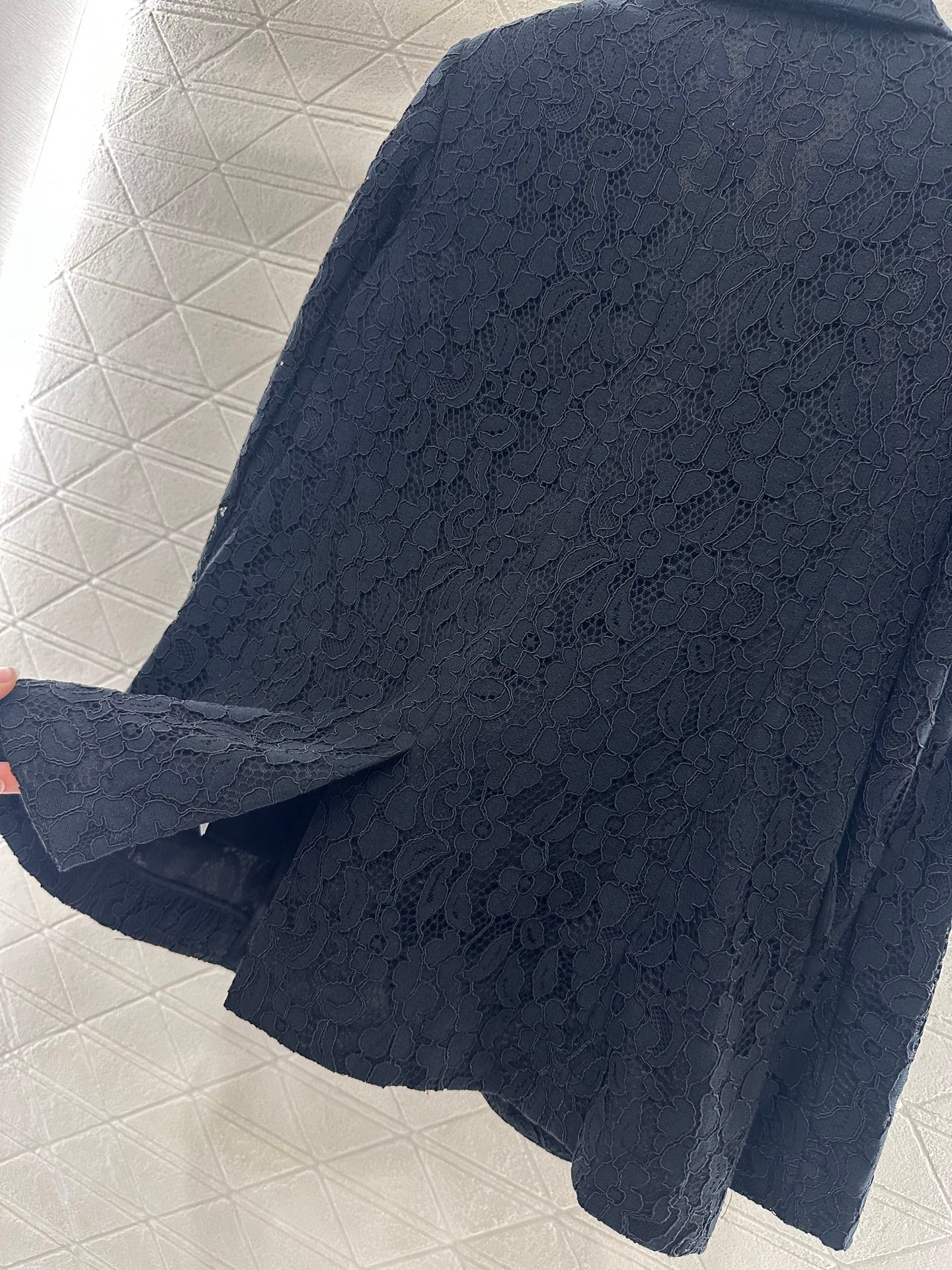 25fw Embroidered collar suit jacket