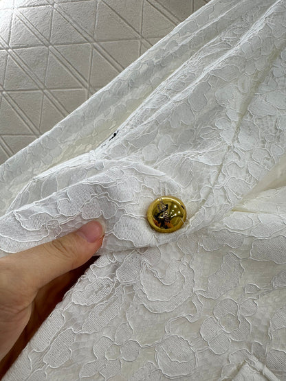 25fw Embroidered collar suit jacket