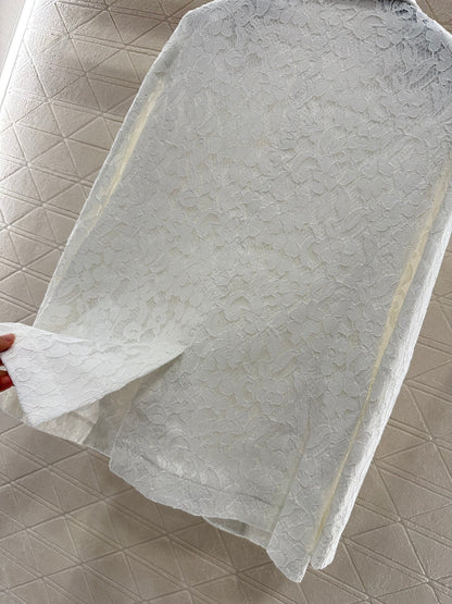 25fw Embroidered collar suit jacket