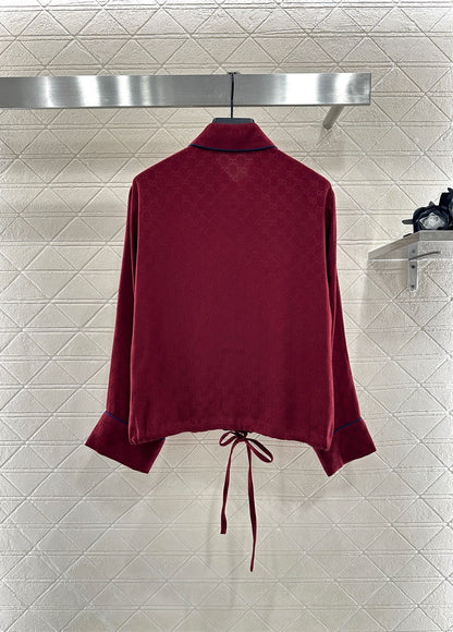 25fw Jacquard shirt and pants set