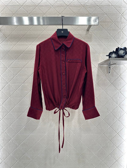 25fw Jacquard shirt and pants set