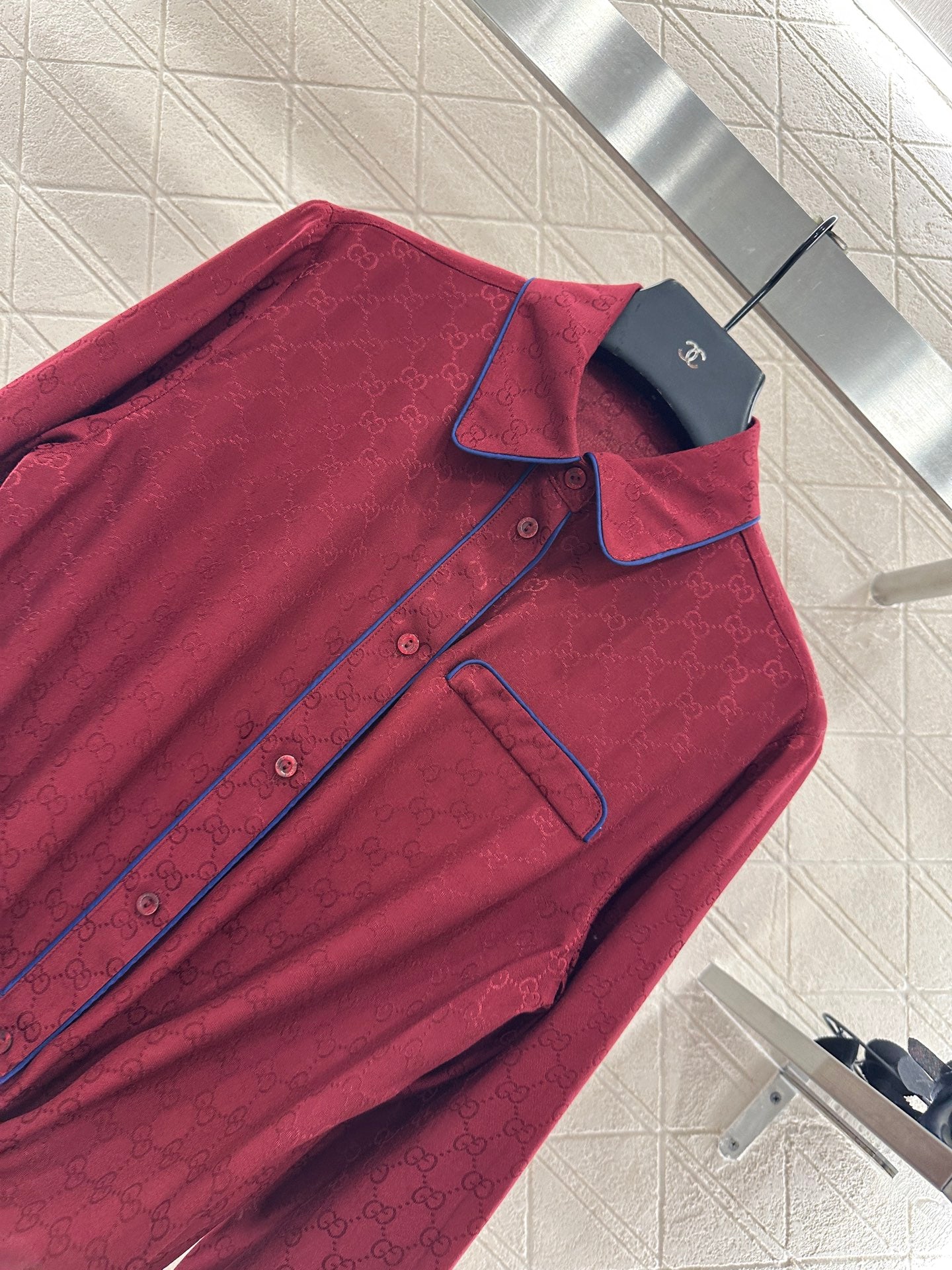 25fw Jacquard shirt and pants set