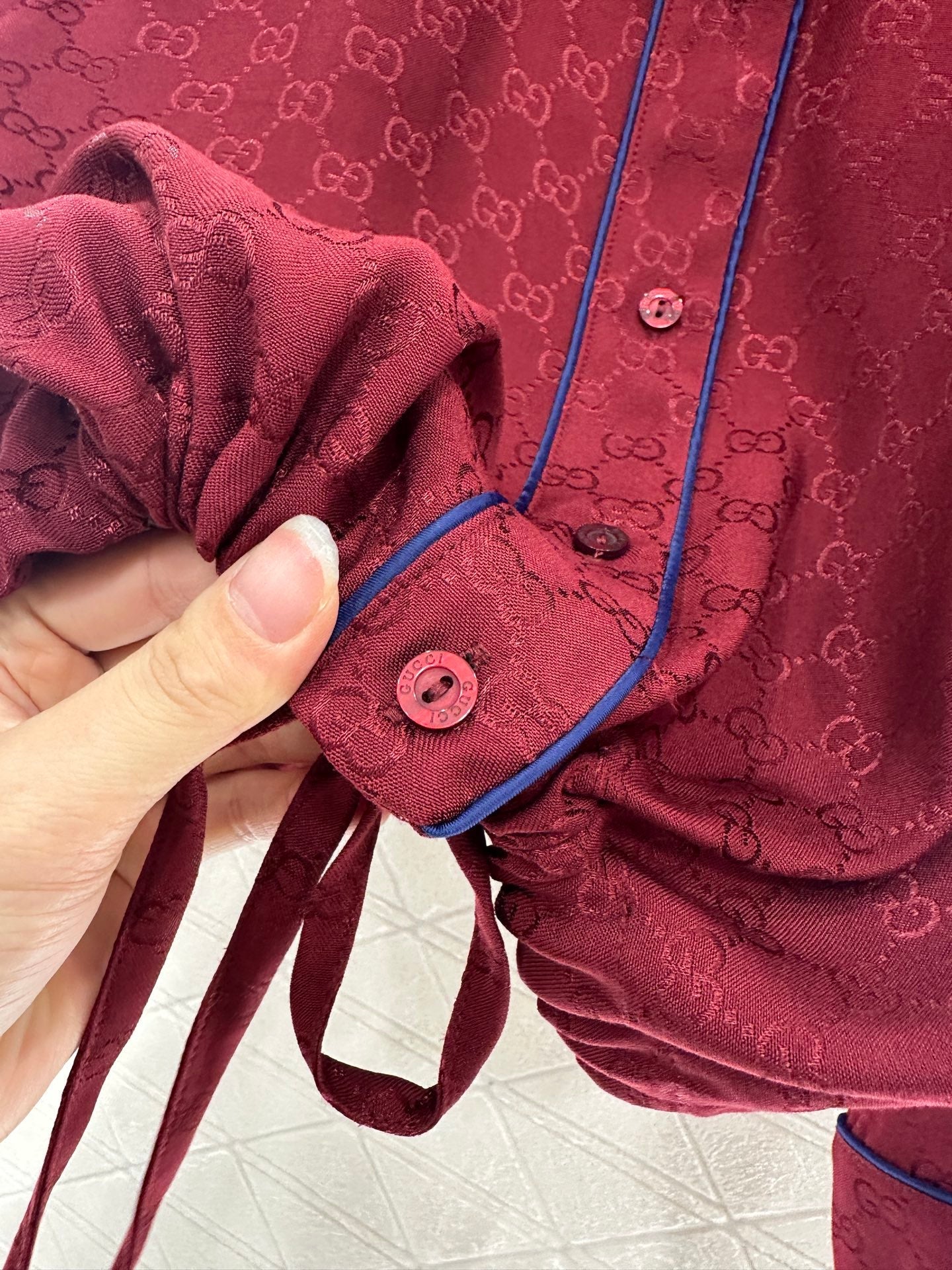 25fw Jacquard shirt and pants set