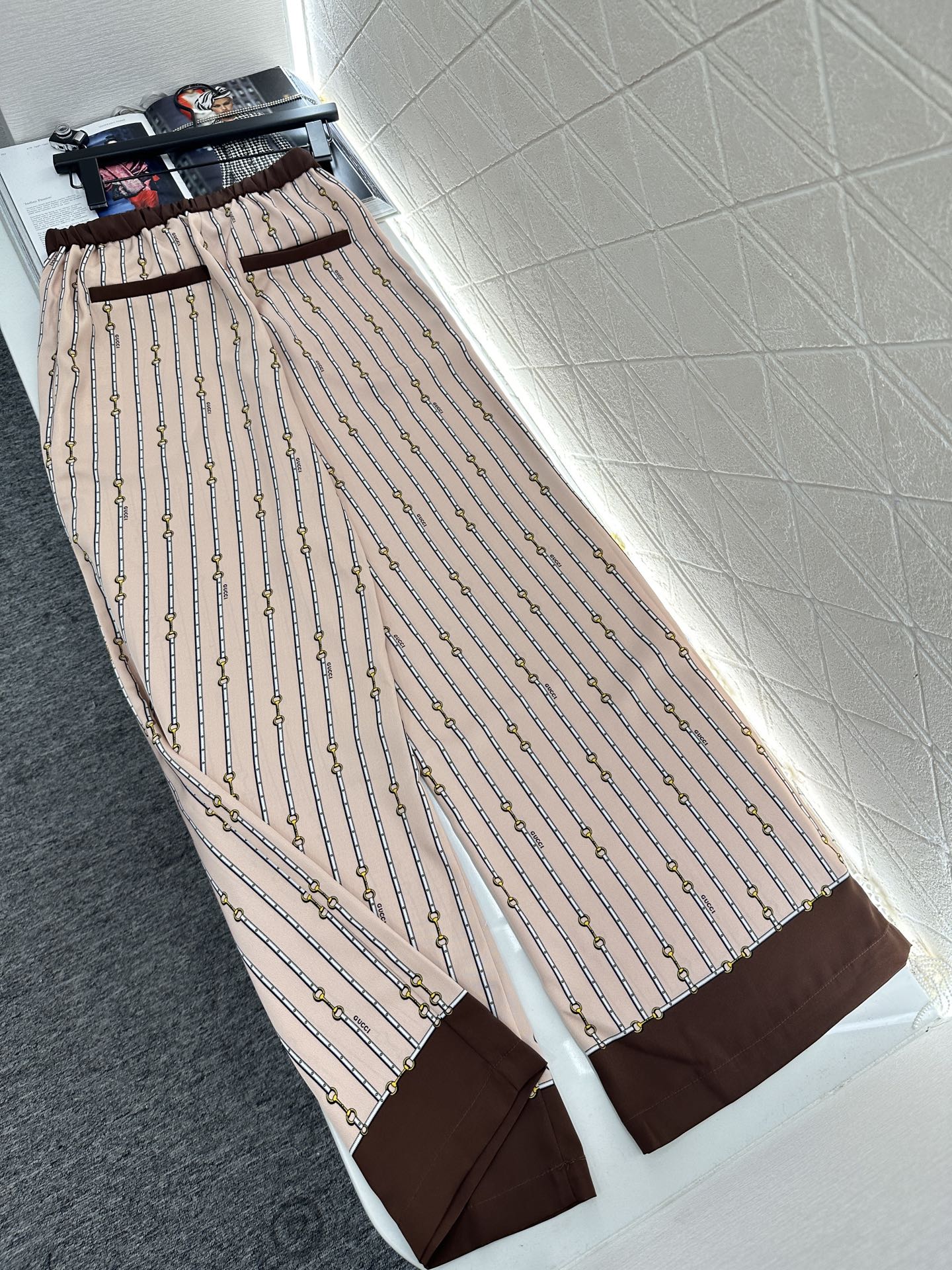 25fw Color blocking printing set