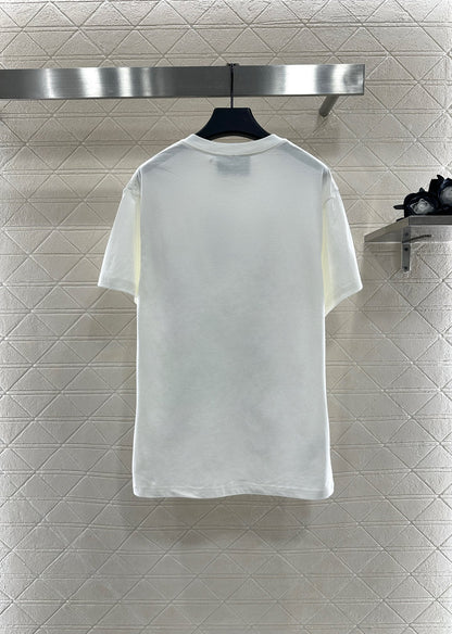 25fw Printed round neck T-shirt