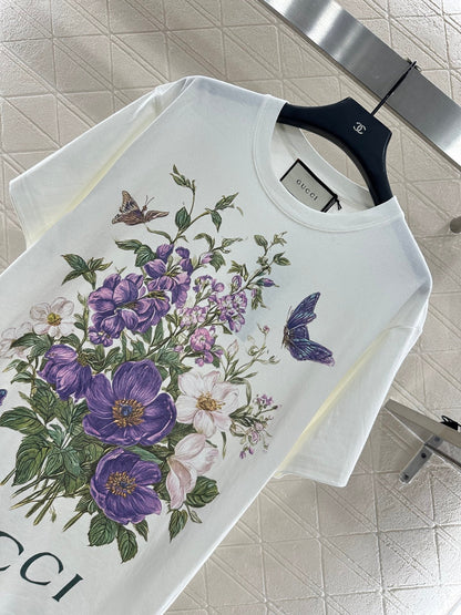 25fw Printed round neck T-shirt