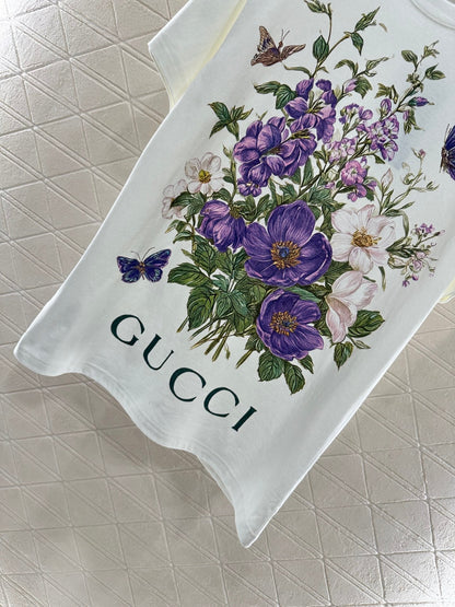 25fw Printed round neck T-shirt