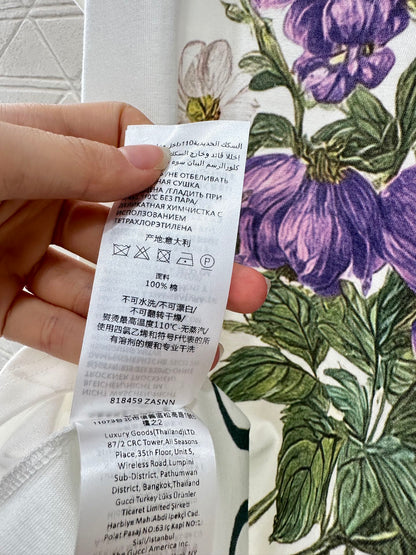 25fw Printed round neck T-shirt