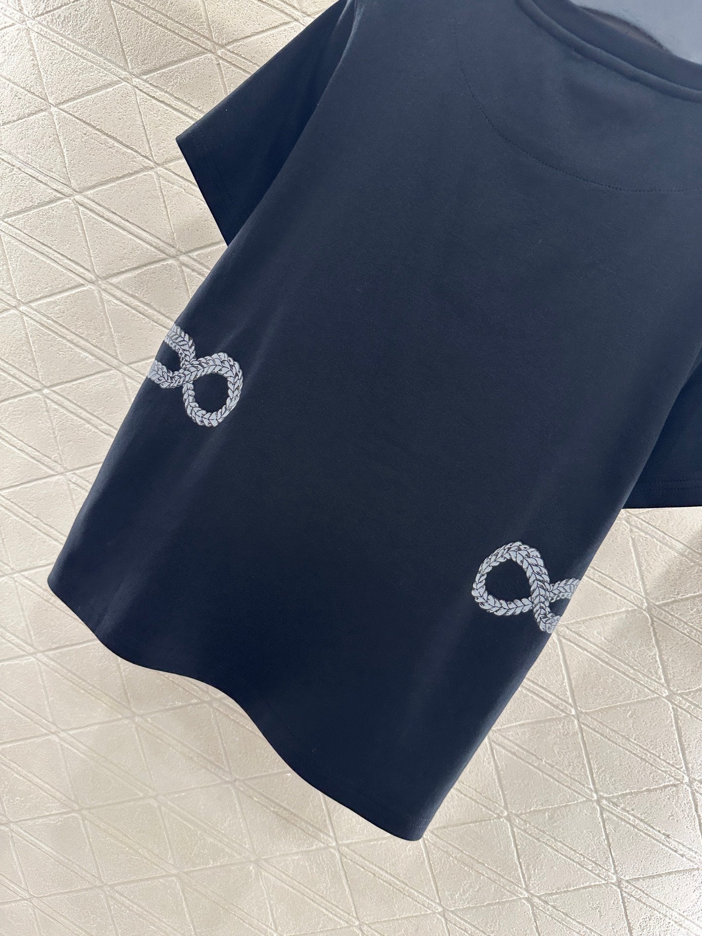 25fw Chain buckle printed T-shirt