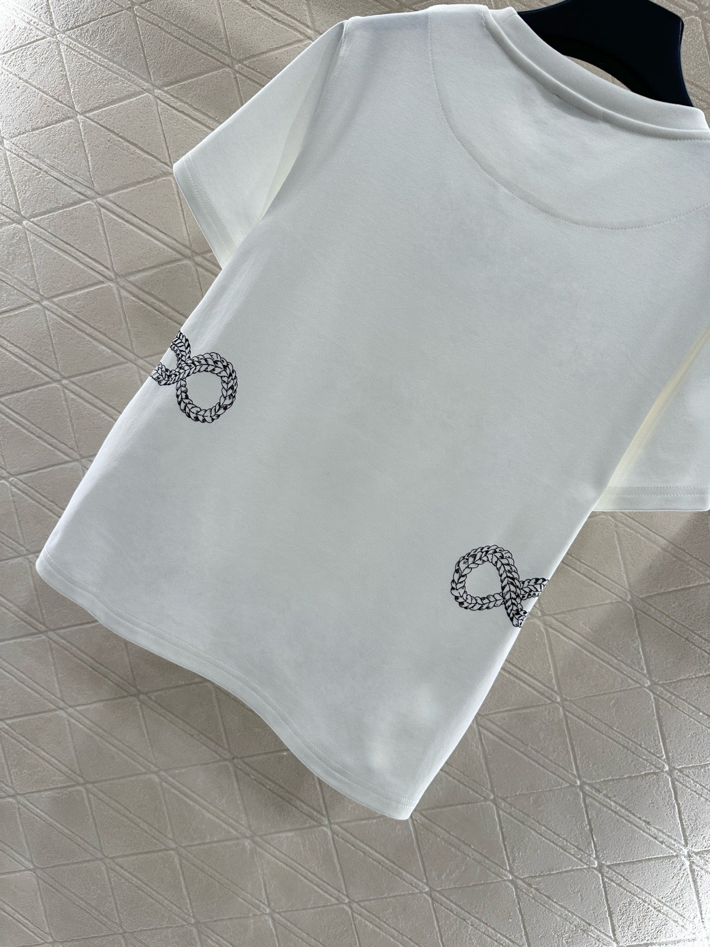 25fw Chain buckle printed T-shirt